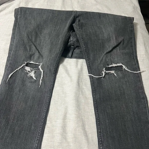 Levi's Slim Men's Jeans in Black Denim - Picture 3 of 3